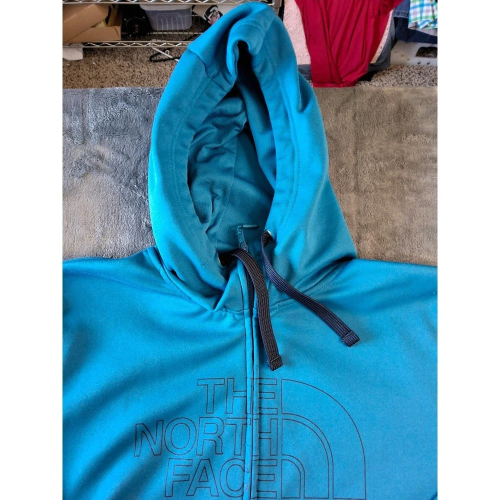 The‎ North Face Mens Blue Full Zip Hoodie Fine Alpine Equipment Fleece Jacket L